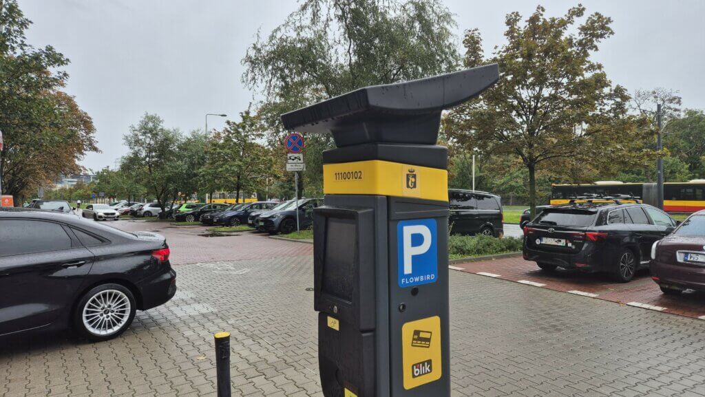 Parkometr Strefy Płatnego Parkowania Niestrzeżonego w Warszawie