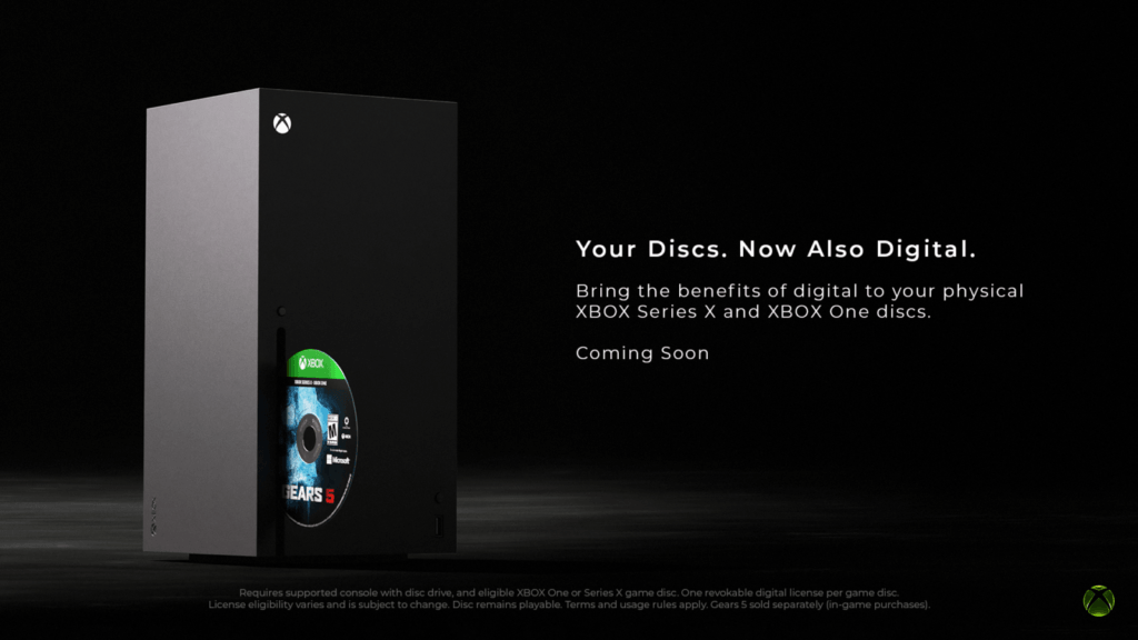 Xbox Disc to Digital – cyfrowa licencja dla gry posiadanej na płycie