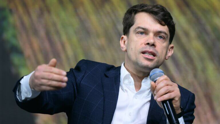 Michał Kołodziejczak podczas Europejskiego Kongresu Odnowy i Rozwoju Wsi w 2025 roku