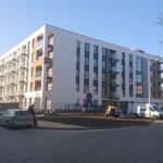 Ulica Tomcia Palucha przy numerze 12 w Ursusie