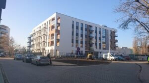 Ulica Tomcia Palucha przy numerze 12 w Ursusie